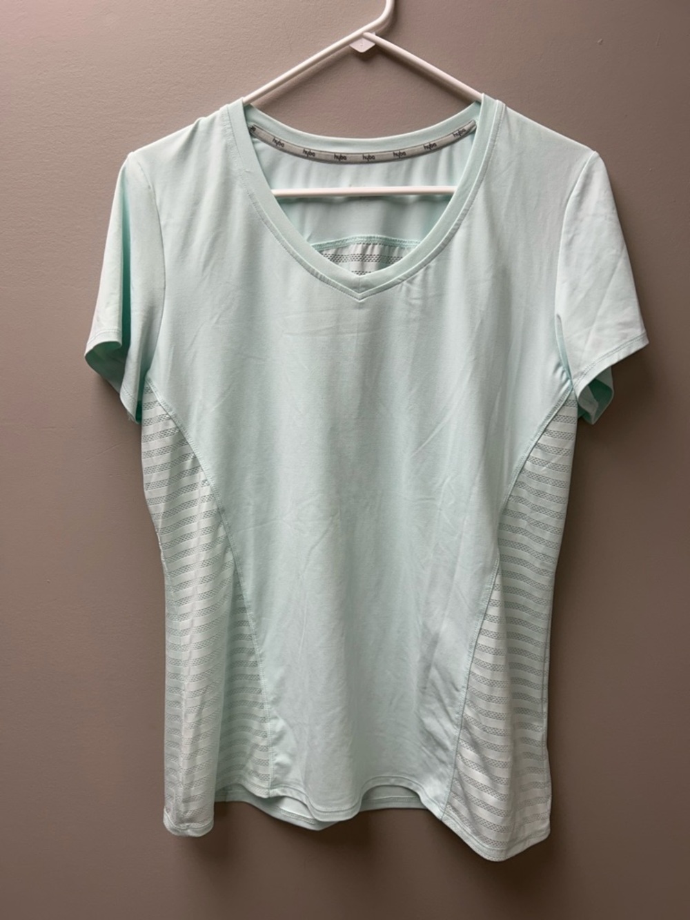 Hyba Women’s Turquoise Workout T-Shirt